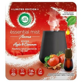 Air Wick sähköinen ilmanraikastin + täyttö - Essential Mist - Apple & Kaneli - 20 ml