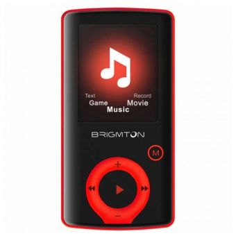 Mp3-Multimedia afspiller 8 GB- Rød