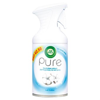 Air Wick Pure Aerosol Ilmanraikastin - Pehmeä Puuvilla - 250 ml