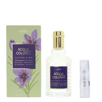 4711 Acqua Colonia Saffron & Iris - Eau De Cologne - Tuoksunäyte - 2 ml