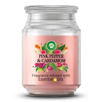 Air Wick Suuri tuoksukynttilä - Pink Pepper & Cardamom - 480 g