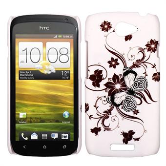 HTC ONE S Butterflies kansi (ruskea)