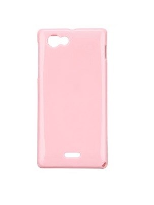 Fresh Silicone Cover - XPeria J (vaaleanpunainen) (VIRHETUOTTE)