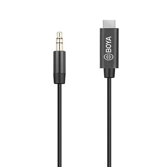 Boya-sovitinkaapeli 3.5 Miniliitin USB Type C -liitäntään - 20 cm