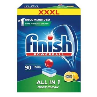 Finish Powerball All-in1 astianpesuaine - Deep Clean - Sitruuna - 90 kpl.