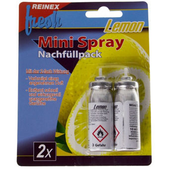 Reinex Mini Air Freshener Refill - 2 x 10 ml - Sitruuna