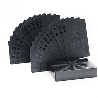 Pelikortit - Black Edition - Ainutlaatuiset mustat pelikortit