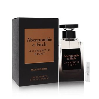 Abercrombie & Fitch Authentic Night - Eau de Toilette - Tuoksunäyte - 2 ml  