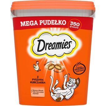 Snack for Cats Dreamies Mega 2 x 350 g Kana Juusto 350 g