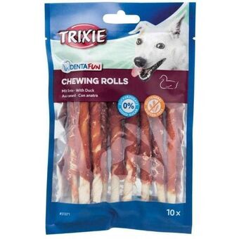 Koiran makupala Trixie Denta Fun Duck Chewing Rolls Ankka 80 g