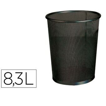 Roskasanko Q-Connect KF00869 Musta Metalli 8,3 L