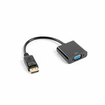 DisplayPort - VGA adapteri Lanberg AD-0002-BK Musta