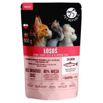 Kostea ruoka Pet Republic Lohi 100 g