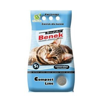 Kissanhiekka Super Benek Compact Natural 5 L