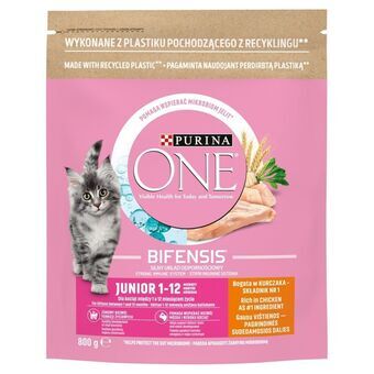 Kissanruoka Purina One Bifensis Junior Kana 800 g