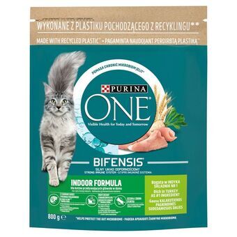 Kissanruoka Purina One Bifensis Adult Indoor Aikuinen Turkki 800 g