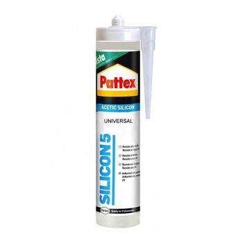 Silikoni Pattex Silicon 5 Universaali Läpinäkyvä 280 ml