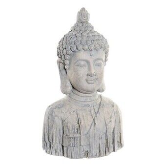 Koristehahmo DKD Home Decor Buddha Lasikuitu (25 x 16 x 42 cm)