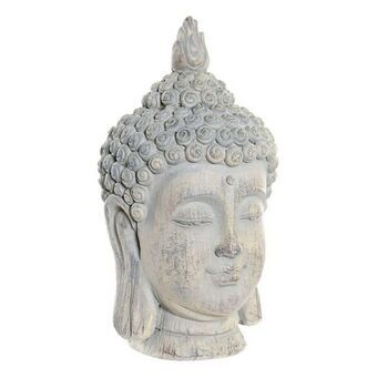 Koristehahmo DKD Home Decor Lasikuitu Buddha (18 x 18 x 35 cm)