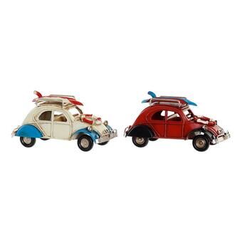 Auto DKD Home Decor Koristeellinen Metalli Auto (2 pcs) (11.3 x 5 x 5.7 cm)