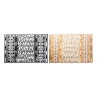 Matto DKD Home Decor Musta Oranssi Polypropyleeni (PP) (2 pcs)