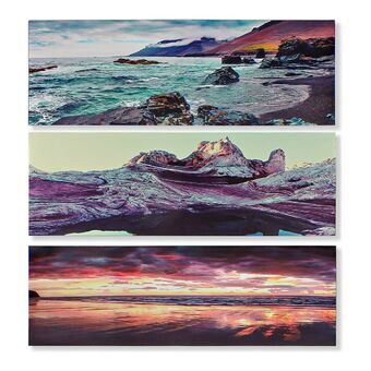 Maalaus DKD Home Decor Beach Kangas Ranta (90 x 2 x 30 cm)