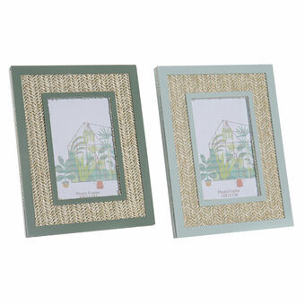 Kuvakehys DKD Home Decor polypropeeni Trooppinen Puu MDF (2 pcs) (18 x 1.5 x 23 cm)