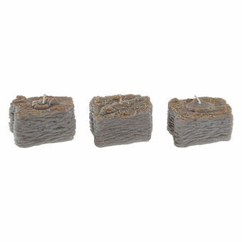 Kynttilä DKD Home Decor Välimeren (3 pcs) (8 x 7.4 x 4.6 cm)