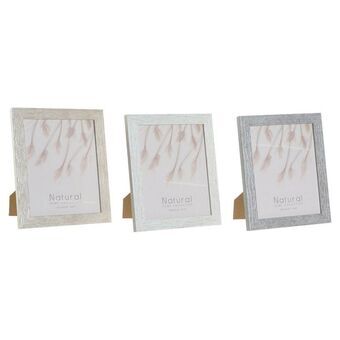 Kuvakehys DKD Home Decor S3024158 Urban Kristalli Harmaa Beige Valkoinen PS (24,5 x 2 x 29,5 cm) (3 osaa)