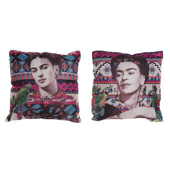 Tyyny DKD Home Decor Frida Kahlo Monivärinen Polyesteri (2 pcs) (45 x 10 x 45 cm)