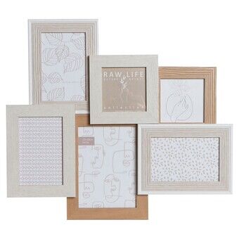 Kuvakehys DKD Home Decor Kristalli Puu MDF (47 x 3 x 42 cm) (3 pcs)