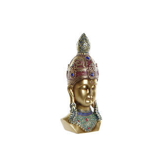 Koristefiguuri DKD Home Decor Golden Buddha Resin (17 x 12 x 36 cm)