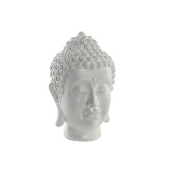 Koristehahmo DKD Home Decor Buddha Valkoinen Hartsi (20 x 20 x 30 cm)