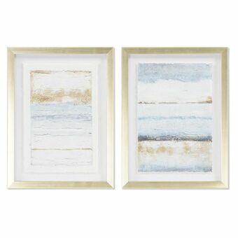 Maalaus DKD Home Decor Abstrakti (30 x 2,5 x 40 cm) (2 osaa)