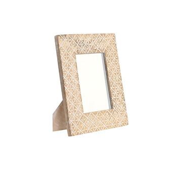 Kuvakehys DKD Home Decor Kristalli Mangopuu (23,2 x 1,5 x 28 cm)