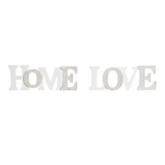 Koristehahmo DKD Home Decor MDF (30 x 2,3 x 11 cm) (2 osaa)