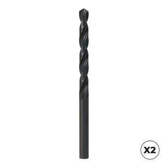 Metalliporanterä Izar iz27404 Koma Tools DIN 338 Lieriömäinen Lyhyt 2,5 mm (2 osaa)