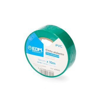 Eristysteippi EDM Vihreä PVC (10 m x 19 mm)