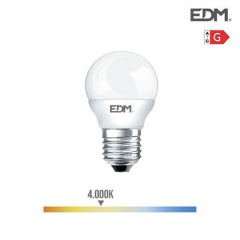 LED-lamppu EDM E27 6 W 500 lm G (4,5 x 8,2 cm) (4000 K)