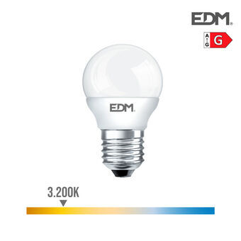 LED-lamppu EDM E27 A+ 6 W 500 lm (4,5 x 8,2 cm) (3200 K)