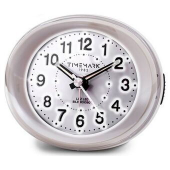 Analoginen herätyskello Timemark Valkoinen (9 x 9 x 5,5 cm)