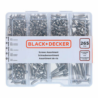 Ruuvisetti Black & Decker Torx 265 Kappaletta