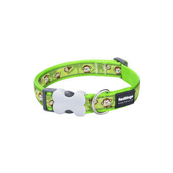 Koiran kaulapanta Red Dingo STYLE MONKEY LIME GREEN 15 mm x 24-36 cm