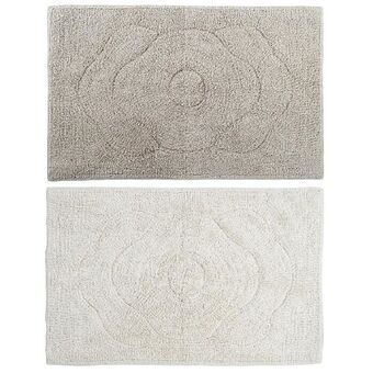 Matto DKD Home Decor Ruskea Beige Puuvilla (2 pcs) (80 x 50 x 2 cm)