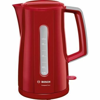 Vedenkeitin BOSCH TWK3A014 2400 W Punainen Ruostumaton teräs Muovinen/Ruostumaton teräs 2400 W 1,7 L 1,7 L