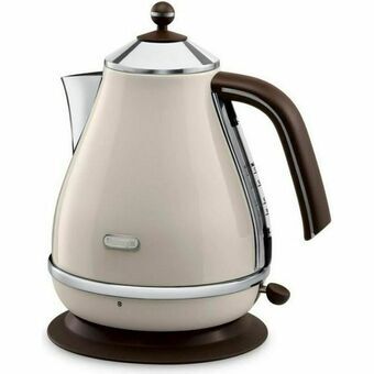 Vedenkeitin DeLonghi KBOV 2001.BG 1,7 L Beige Ruostumaton teräs 2000 W 1,7 L