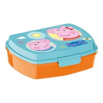 Lounaslaatikko Sandwich Peppa Pig Fun Muovinen Pinkki (17 x 5,6 x 13,3 cm)