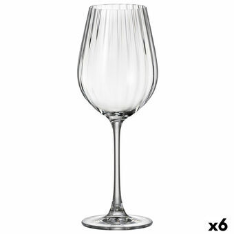 Viinilasi Bohemia Crystal Optic Läpinäkyvä 6 osaa 500 ml