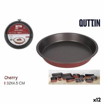 Uuni vuoka Quttin Cherry Hiiliteräs 32 x 32 x 5 cm (12 osaa)