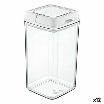 Purkki Quttin Ilmatiiviis sulku 1,5 L 11 x 11 x 20 cm (12 osaa)